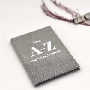 Adressbuch mit A-Z-Register